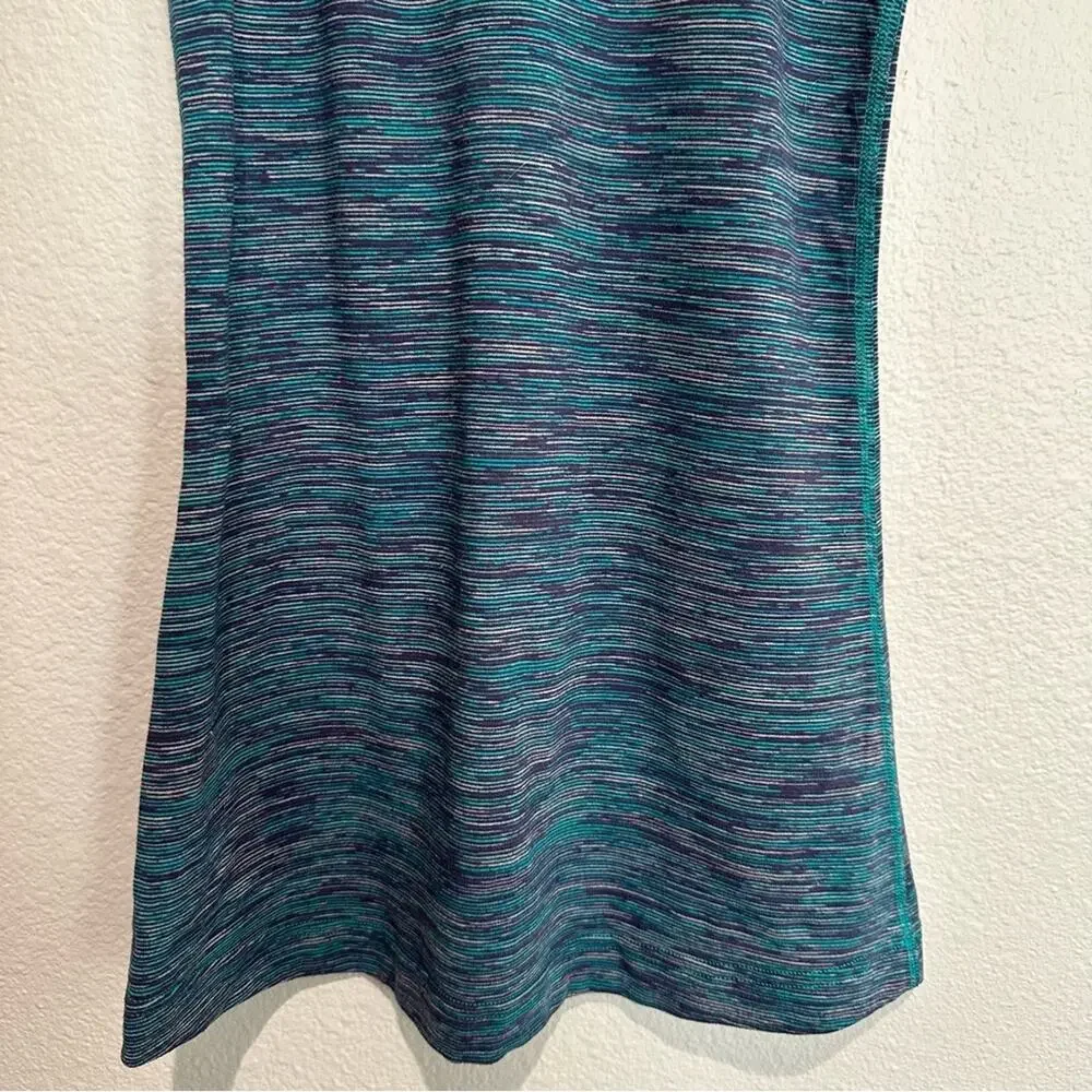 Lululemon Cool Racerback Tank SZ 2 Wee Are From Space Blue Tropics